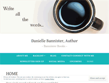 Tablet Screenshot of daniellebannister.wordpress.com