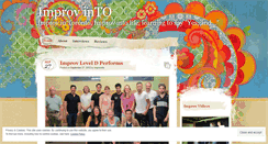 Desktop Screenshot of improvinto.wordpress.com