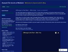 Tablet Screenshot of aaronleitch.wordpress.com