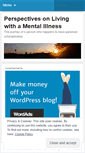 Mobile Screenshot of lifeofaschizophrenic.wordpress.com