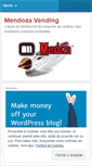 Mobile Screenshot of mendozavending.wordpress.com