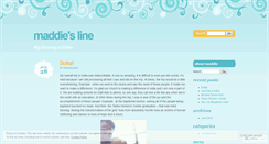 Desktop Screenshot of maddiesline.wordpress.com