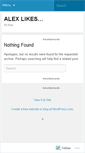 Mobile Screenshot of alexlikes.wordpress.com
