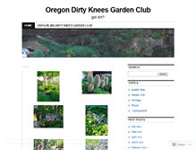 Tablet Screenshot of oregongardenclub.wordpress.com