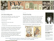 Tablet Screenshot of flyawaybirdy.wordpress.com