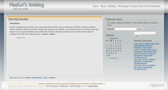 Desktop Screenshot of masfuri.wordpress.com