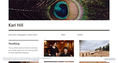 Desktop Screenshot of karihill.wordpress.com