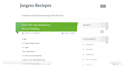 Desktop Screenshot of jurgensrecipes.wordpress.com