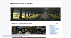 Desktop Screenshot of montessoripointsofinterest.wordpress.com