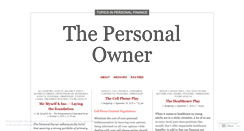 Desktop Screenshot of personalowner.wordpress.com