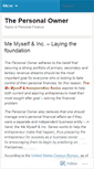 Mobile Screenshot of personalowner.wordpress.com