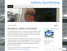 Tablet Screenshot of infinitysportfishing.wordpress.com