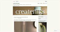 Desktop Screenshot of createniks.wordpress.com