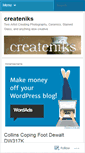 Mobile Screenshot of createniks.wordpress.com