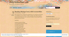 Desktop Screenshot of dirtysuburbanlife.wordpress.com