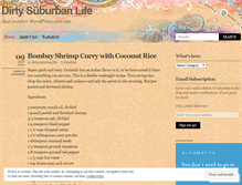 Tablet Screenshot of dirtysuburbanlife.wordpress.com