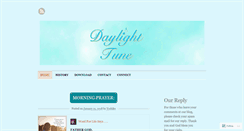 Desktop Screenshot of daylighttune.wordpress.com