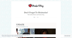 Desktop Screenshot of dontforgettomoisturise.wordpress.com