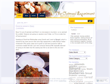 Tablet Screenshot of oatmealmix.wordpress.com