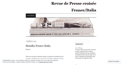 Desktop Screenshot of franceitalia.wordpress.com