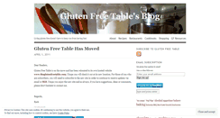 Desktop Screenshot of glutenfreetable.wordpress.com