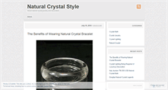 Desktop Screenshot of naturalcrystal.wordpress.com