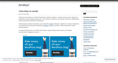 Desktop Screenshot of jonalyysi.wordpress.com