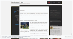 Desktop Screenshot of mdizzledoo.wordpress.com