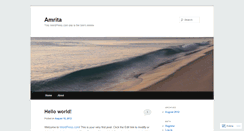 Desktop Screenshot of amrita11.wordpress.com