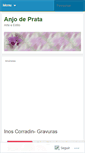Mobile Screenshot of anjodeprata.wordpress.com