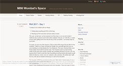 Desktop Screenshot of miniwombat.wordpress.com