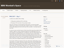 Tablet Screenshot of miniwombat.wordpress.com