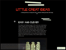 Tablet Screenshot of littlegreatidea.wordpress.com