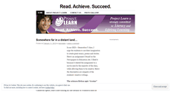 Desktop Screenshot of projectlearn.wordpress.com