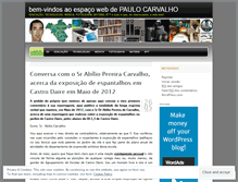 Tablet Screenshot of paulocarvalho.wordpress.com