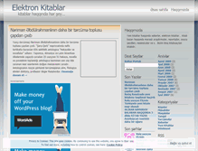 Tablet Screenshot of ekitablar.wordpress.com