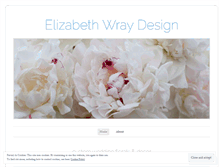 Tablet Screenshot of elizabethwraydesign.wordpress.com