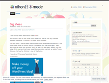 Tablet Screenshot of nihonmode.wordpress.com