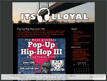 Tablet Screenshot of itslloyal.wordpress.com