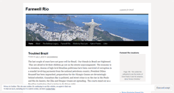 Desktop Screenshot of farewellrio.wordpress.com