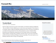 Tablet Screenshot of farewellrio.wordpress.com