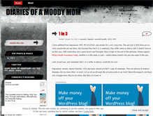 Tablet Screenshot of diariesofamoodymom.wordpress.com