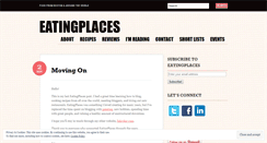 Desktop Screenshot of eatingplaces.wordpress.com