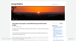 Desktop Screenshot of livingpolitics1.wordpress.com