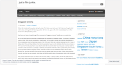 Desktop Screenshot of justafilmjunkie.wordpress.com