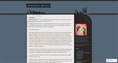 Desktop Screenshot of anakalianwhims.wordpress.com