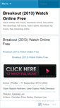 Mobile Screenshot of breakout2013watchonline.wordpress.com