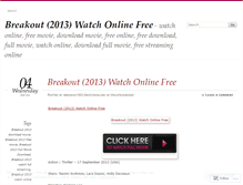 Tablet Screenshot of breakout2013watchonline.wordpress.com