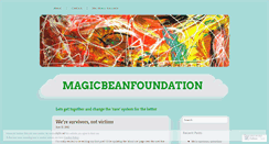 Desktop Screenshot of magicbeanfoundation.wordpress.com