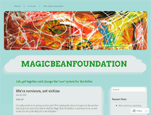 Tablet Screenshot of magicbeanfoundation.wordpress.com